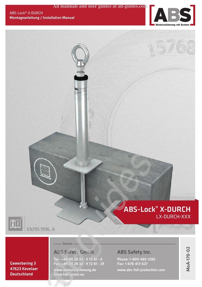 ABS ABS-Lock X-DURCH Manual de usuario