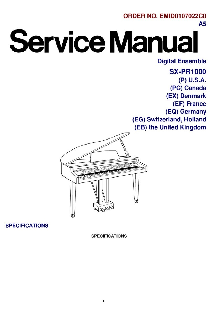 Technics SX-PR1000 Manual de usuario