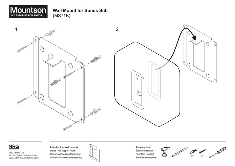 NRG Mountson MS71B Manual de usuario