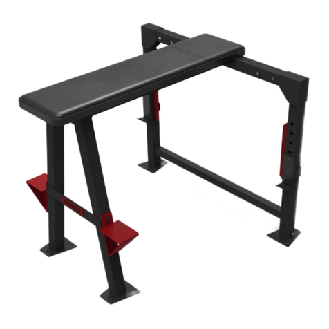 IRONEDGE Bench Pull Manual de usuario