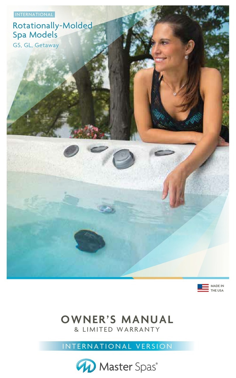 Master Spas GS Manual de usuario Master Spas GS Manual de usuario