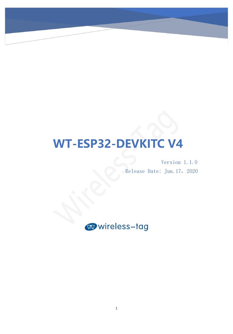 Wireless-tag WT-ESP32-DEVKITC V4 Manual de usuario