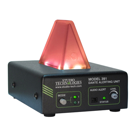 Studio Technologies 391 Manual de usuario Studio Technologies 391 Manual de usuario