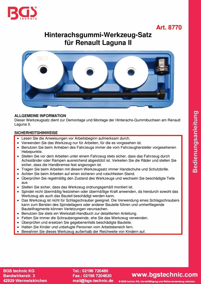 BGS technic 8770 Manual de usuario