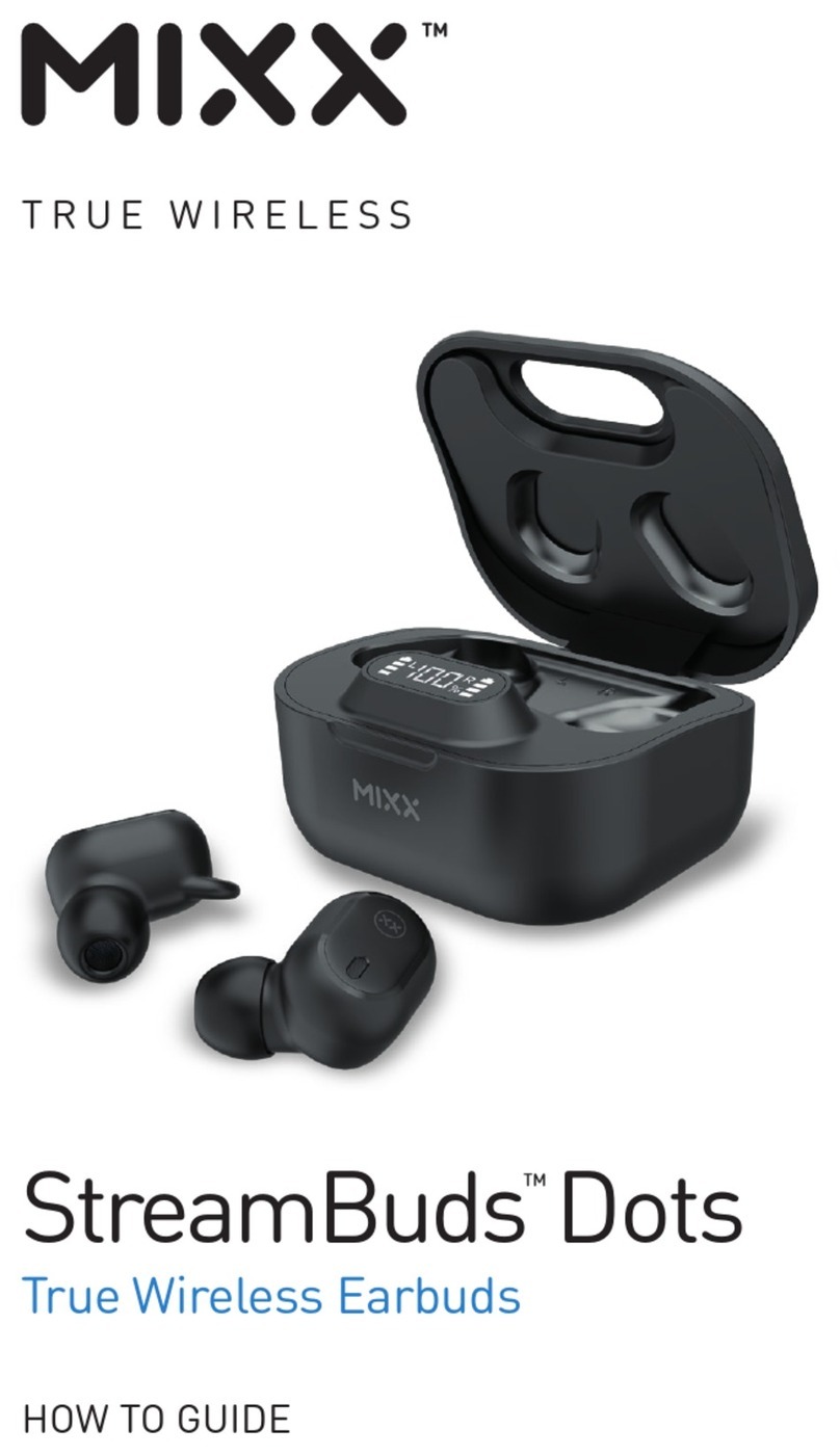 Mixx StreamBuds Dots Guía del administrador Mixx StreamBuds Dots Guía del administrador