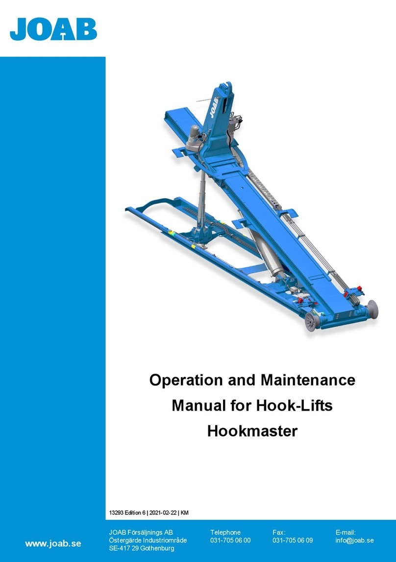 Joab Hookmaster Manual de usuario Joab Hookmaster Manual de usuario