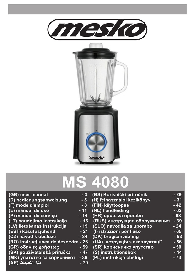 Mesko MS 4080 Manual de usuario