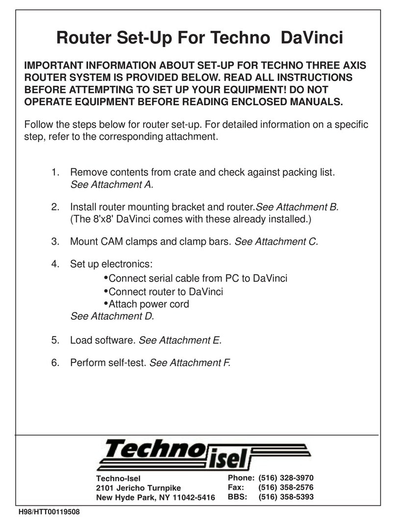 Techno-Isel DaVinci Manual