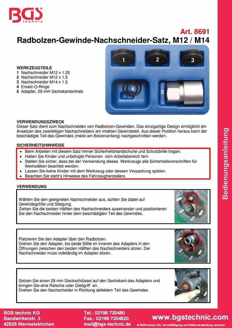 BGS technic BGS 8691 Manual de usuario