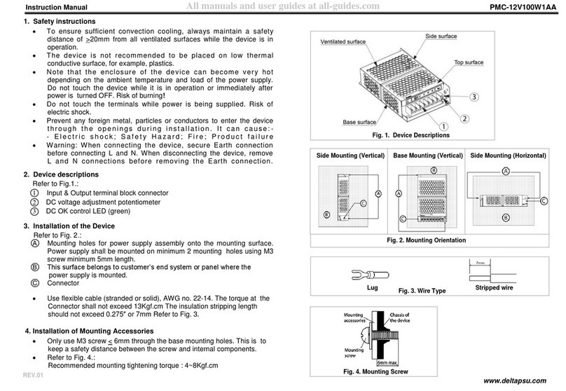 Delta PMC-12V100W1AA Manual de usuario