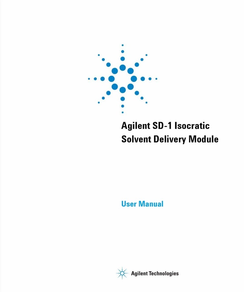 Agilent Technologies SD-1 Manual de usuario