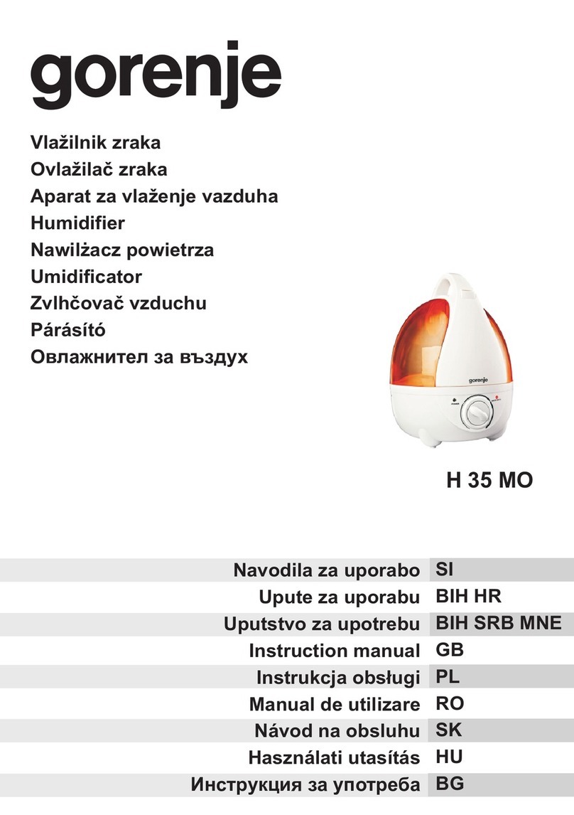 Gorenje H 35 MO Manual de usuario