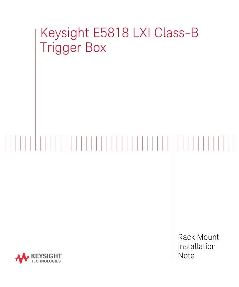 Keysight Technologies E5818 Guía de inicio rápido