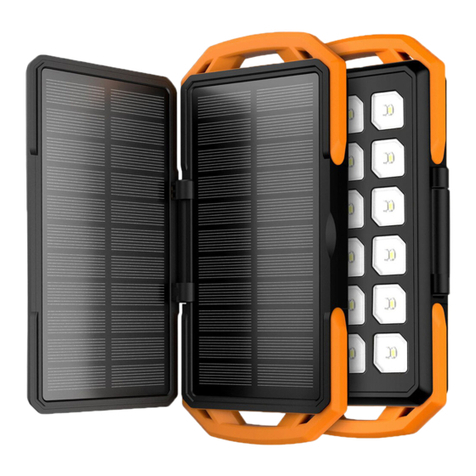 ToughTested DUAL SOLAR SWITCHBACK Manual de usuario