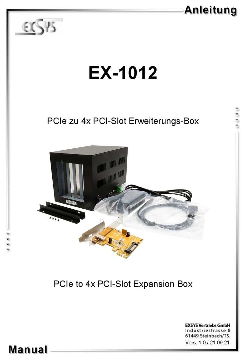 Exsys EX-1012 Manual de usuario