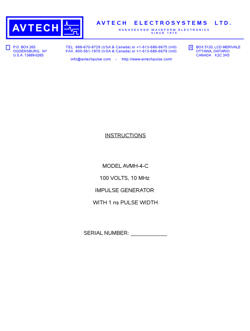 Avtech AVMH-4-C Manual de usuario Avtech AVMH-4-C Manual de usuario