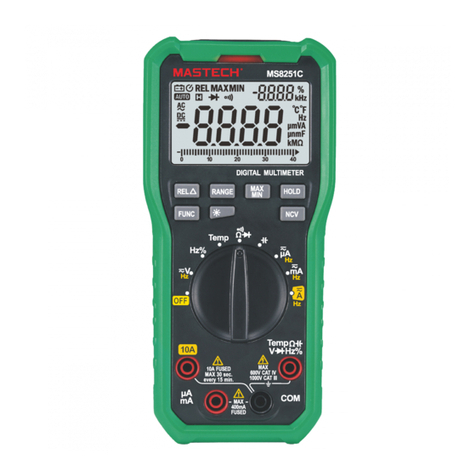 Mastech MS8251C Manual de usuario