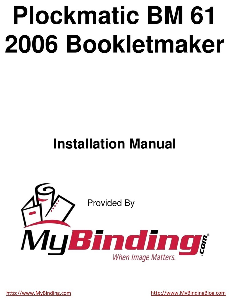 MyBinding BM 61 Manual de usuario