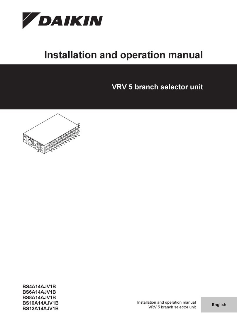 Daikin VRV 5 BS4A14AJV1B Manual de usuario