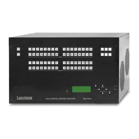 Lightware MX-FR9 Manual de usuario
