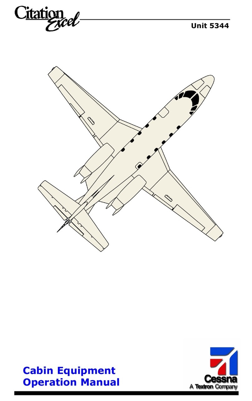 Textron Cessna Citation Excel Manual de usuario