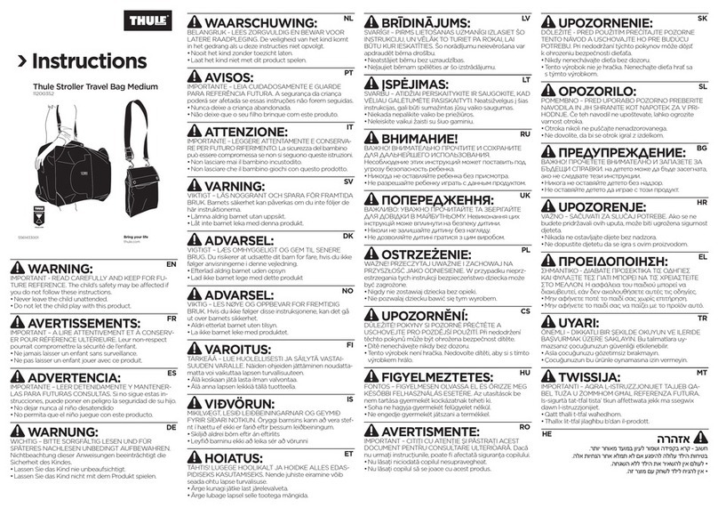 Thule 11200352 Manual de usuario