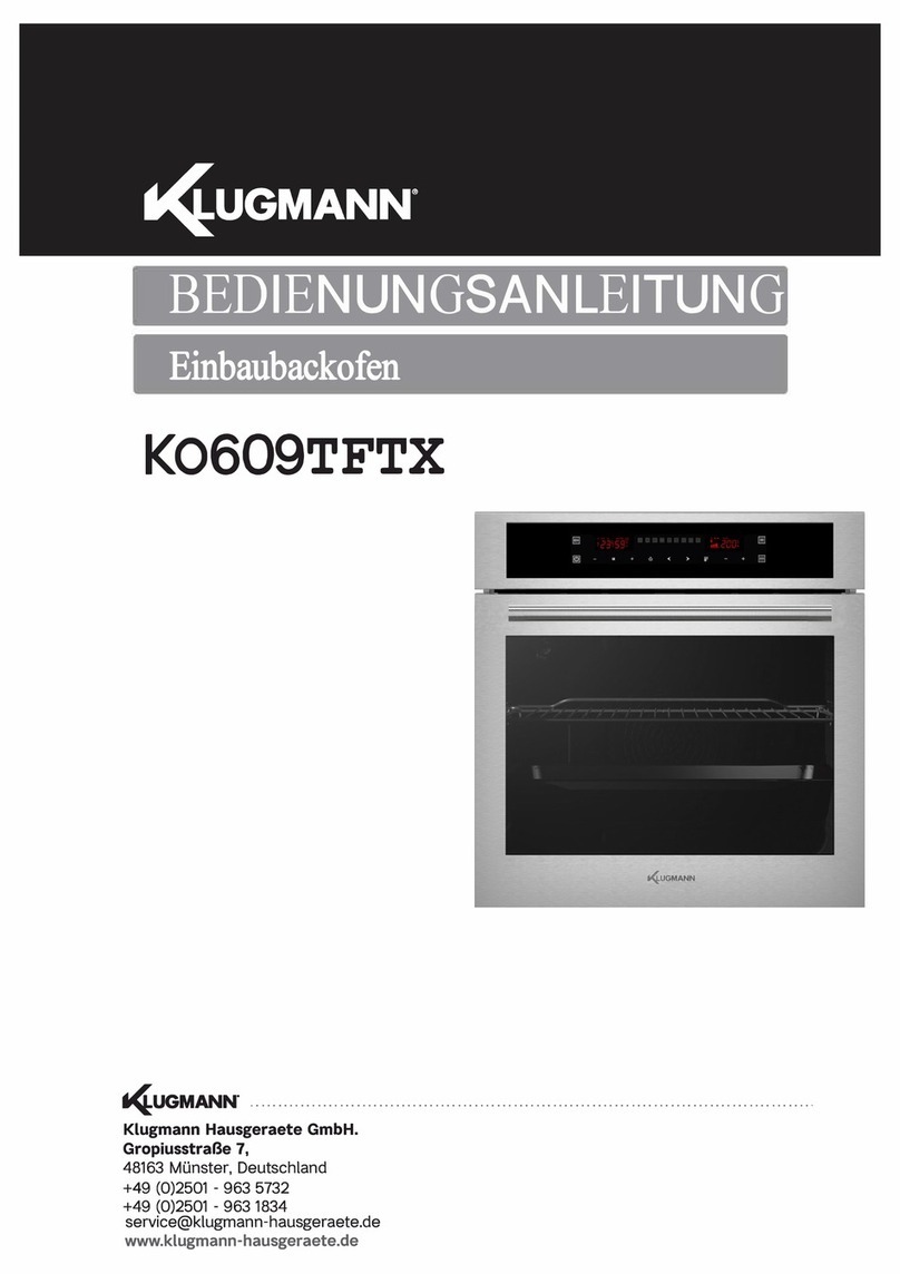 Klugmann KO609TFTX Manual de usuario