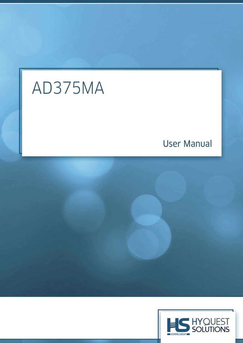 HyQuest Solutions AD375MA Manual de usuario HyQuest Solutions AD375MA Manual de usuario