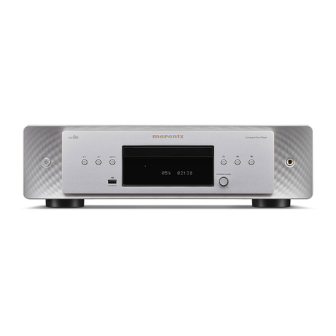 Marantz CD 60 Manual de usuario
