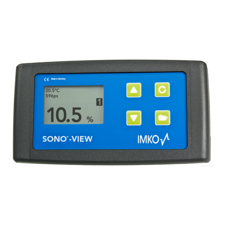 IMKO SONO-VIEW Manual de usuario