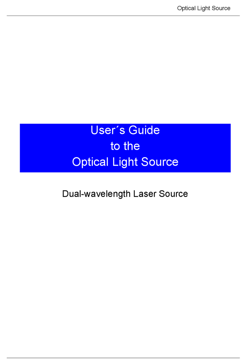 Argus Optical Light Source Manual de usuario