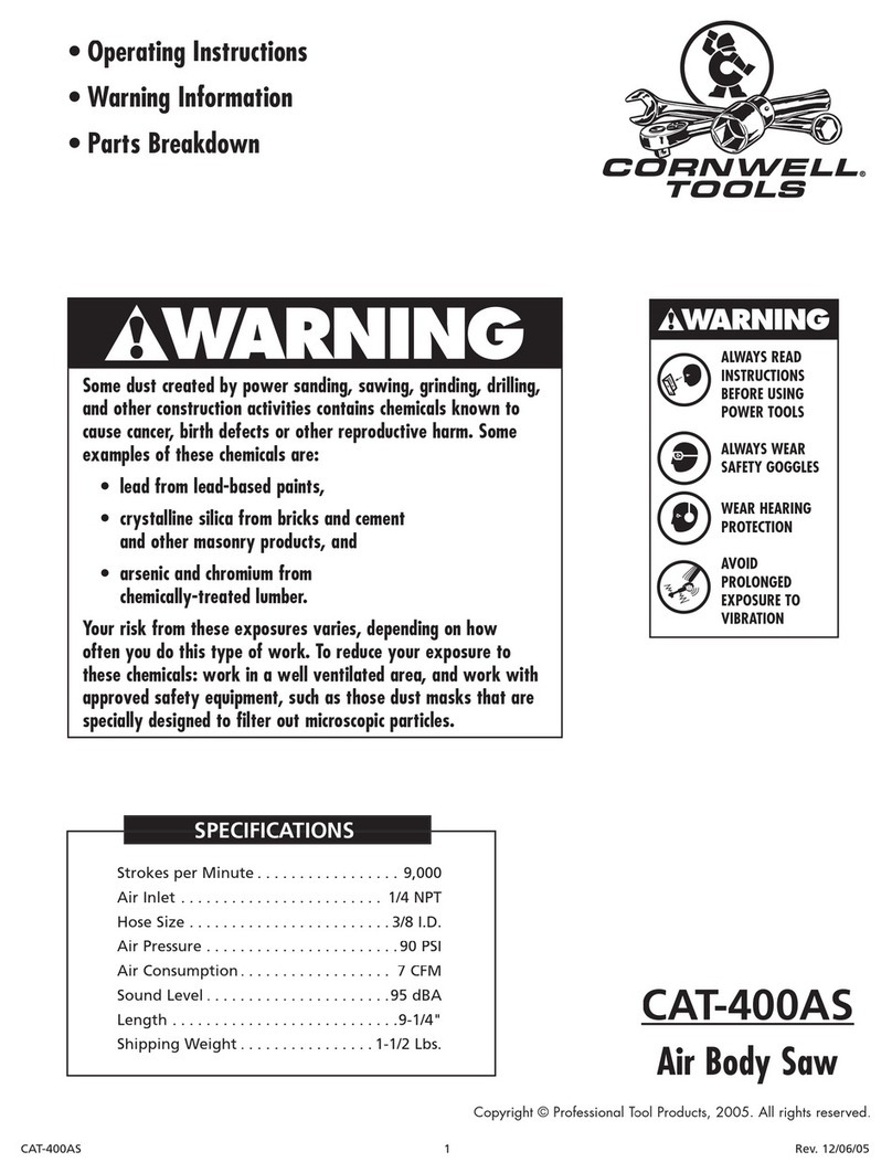 Cornwell Tools CAT-400AS Manual del producto
