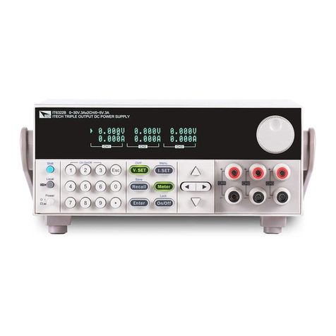 I-Tech IT6300 Series Instrucciones de funcionamiento