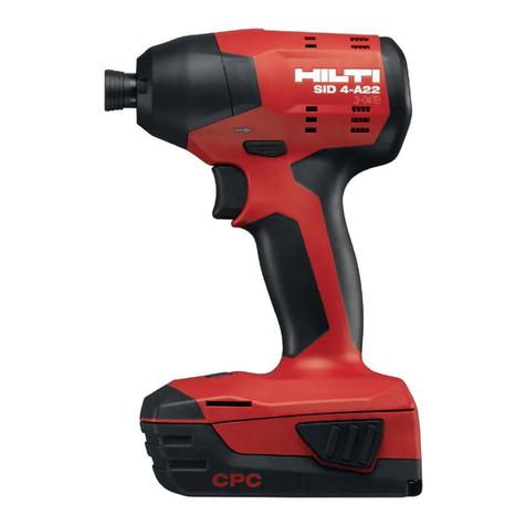 Hilti SID 4-A22 Manual de usuario