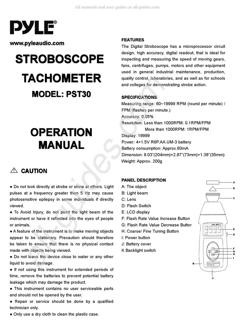 Pyle PST30 Manual de usuario