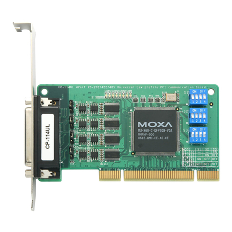 Moxa Technologies CP-114UL Series Manual de usuario