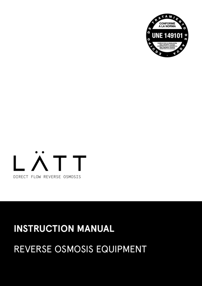 IONFILTER LATT Manual de usuario