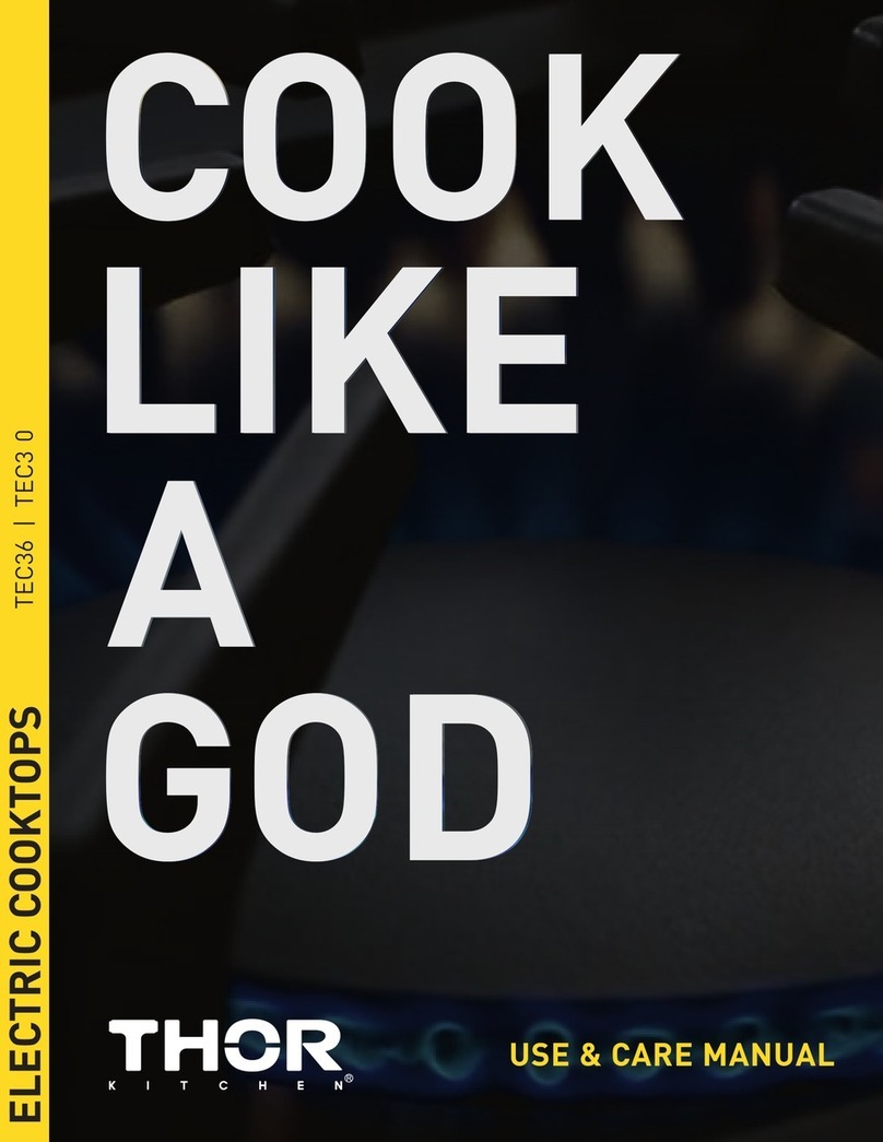 Thor Kitchen TEC36 Manual de usuario Thor Kitchen TEC36 Manual de usuario