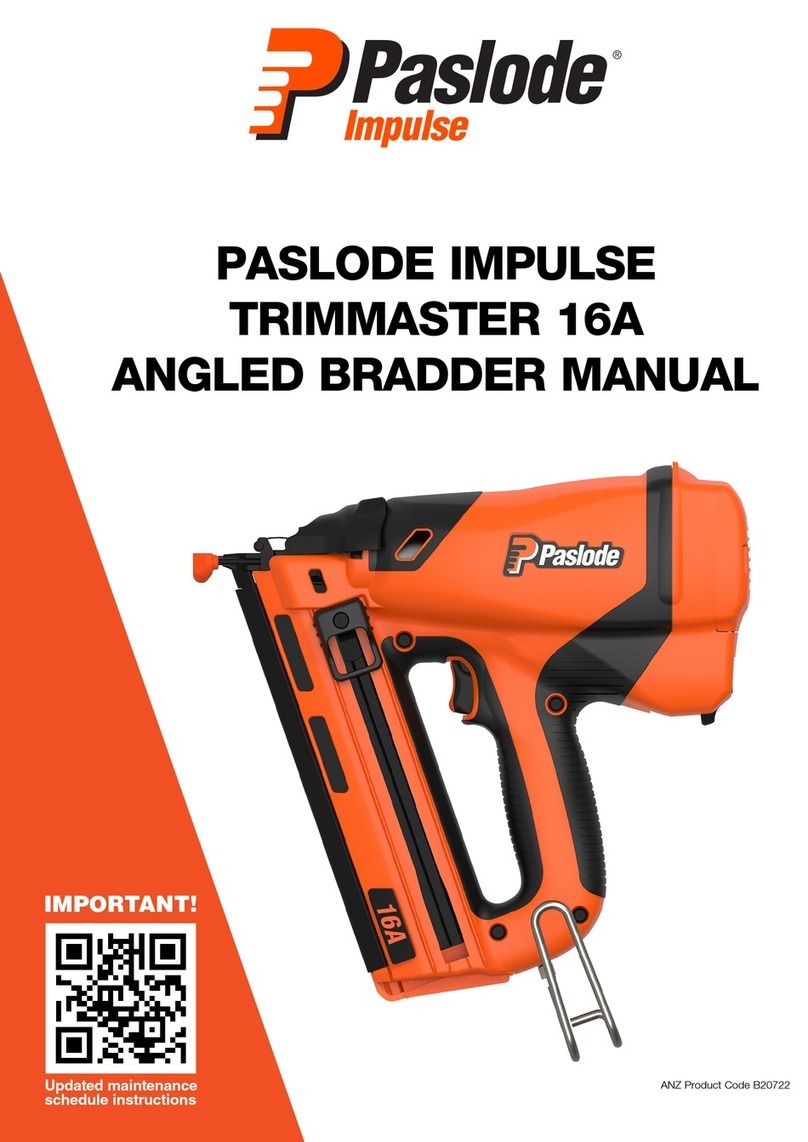Paslode IMPULSE B20722 Manual de usuario