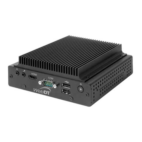 WebDT WebDT 133 Manual de usuario