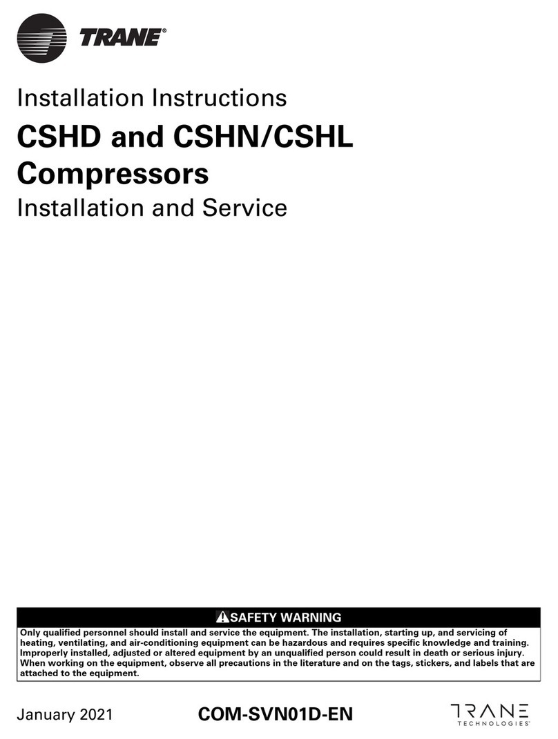 Trane CSHD Manual de usuario
