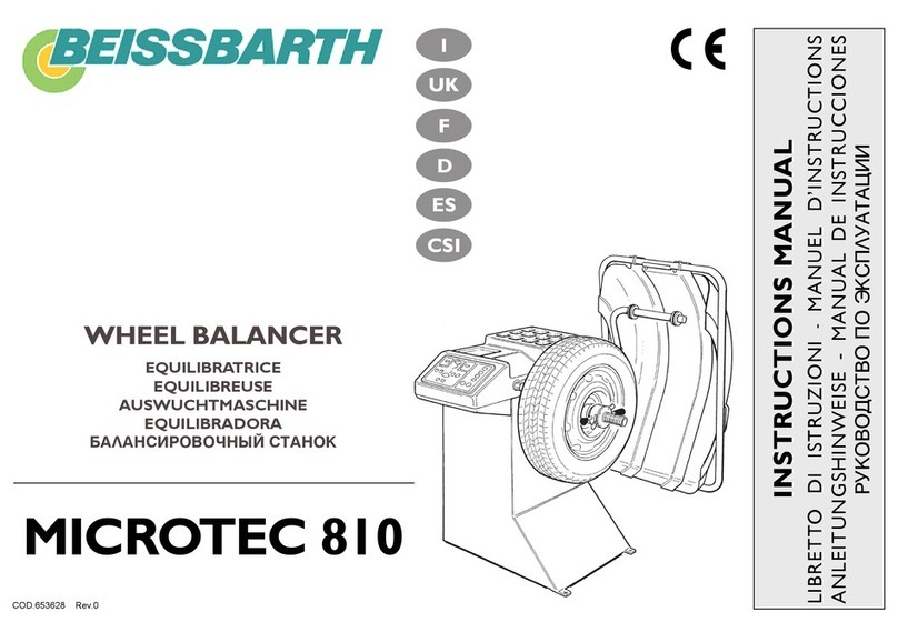 Beissbarth MICROTEC 810 Manual de usuario