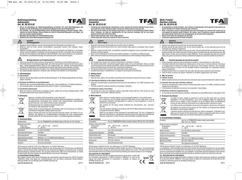 TFA 30.3215.02 Manual de usuario
