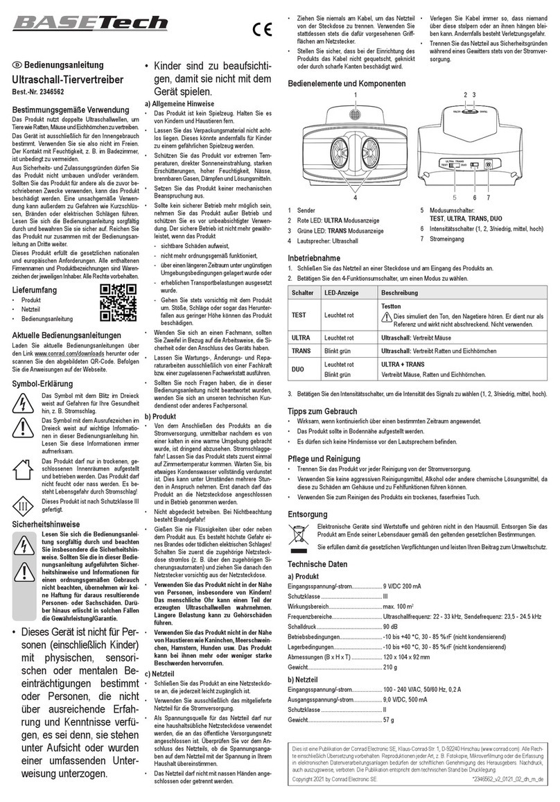 BASETech BT10 Manual de usuario