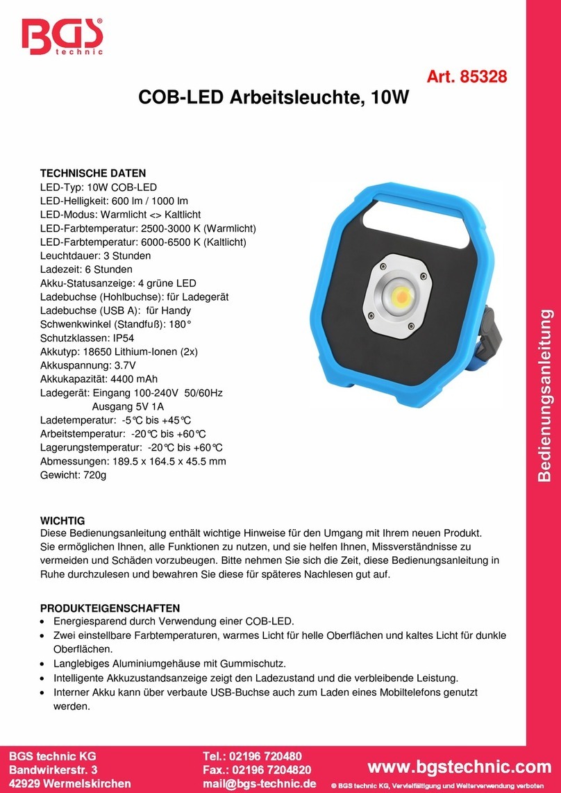 BGS technic 85328 Manual de usuario