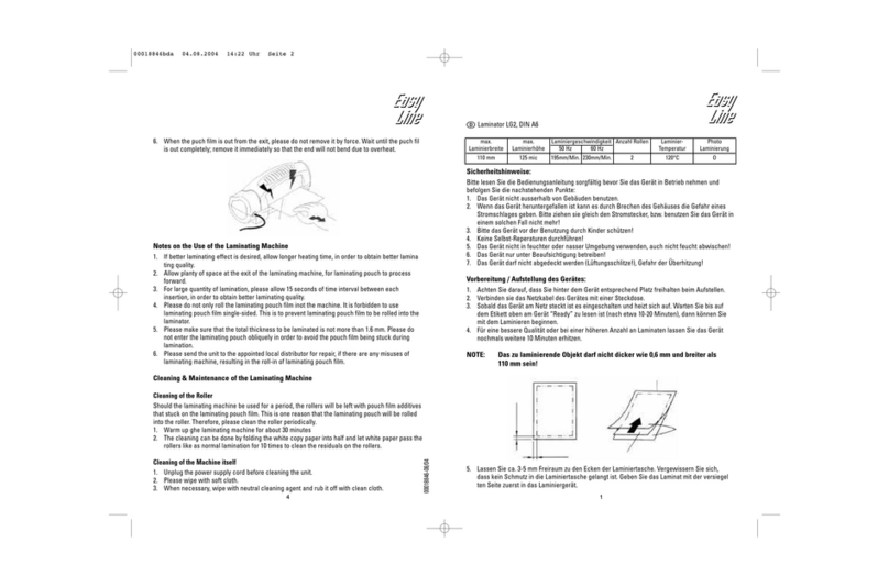 EasyLine G2 Manual de usuario EasyLine G2 Manual de usuario