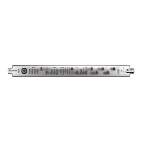 Solid State Logic XLogic Alpha Channel Manual de usuario Solid State Logic XLogic Alpha Channel Manual de usuario