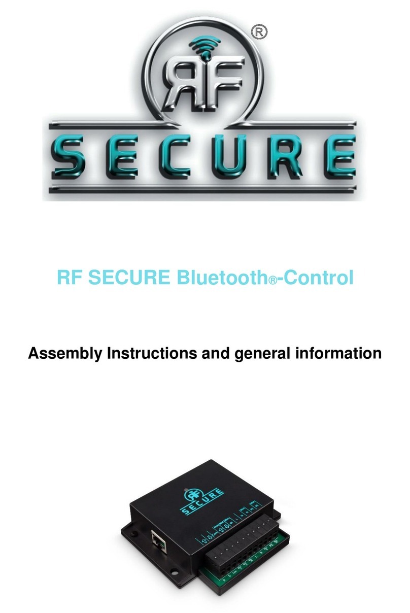 Secure RF-SECURE Bluetooth Guía de configuración Secure RF-SECURE Bluetooth Guía de configuración