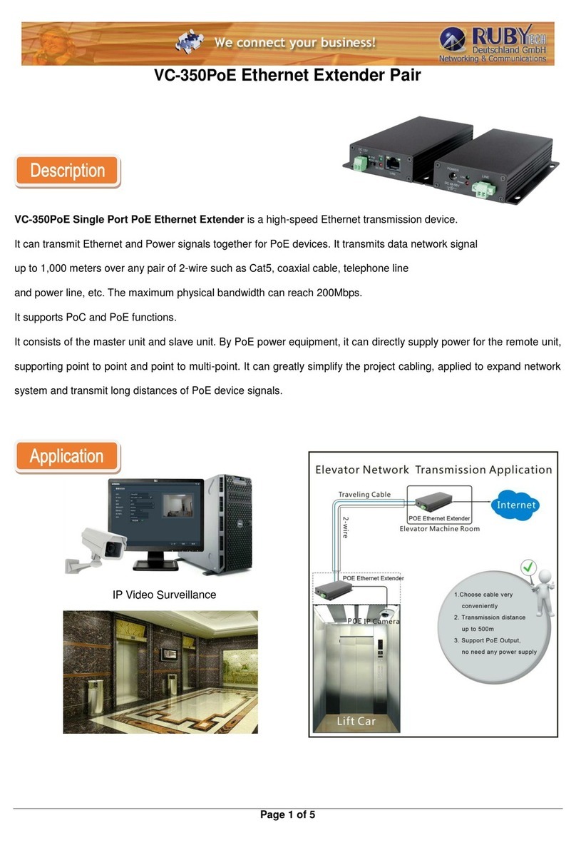 Ruby VC-350PoE Manual de usuario