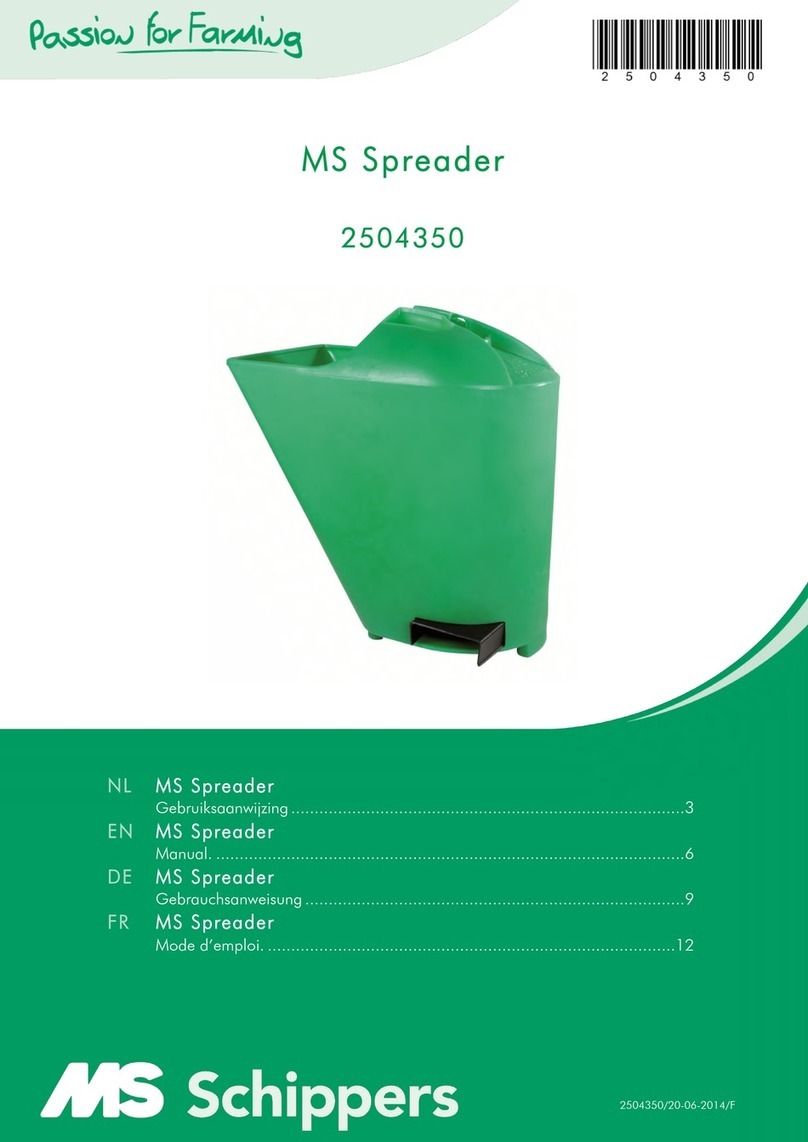 MS Schippers MS Spreader Manual de usuario MS Schippers MS Spreader Manual de usuario